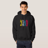 Bump Set Spike Herhaling Volleyball Hoodie (Voorkant volledig)
