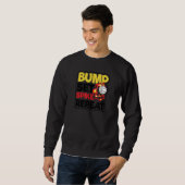 Bump Set Spike Herhaling Volleybalspeler Trui (Voorkant volledig)