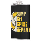 Bump Set Spike Repat Volleyball Funny Heupfles (Links)