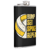 Bump Set Spike Repat Volleyball Funny Heupfles (Rechts)
