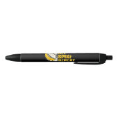 Bump Set Spike Repat Volleyball Funny Zwarte Inkt Pen (Bodem)