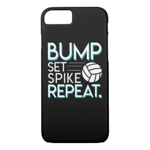 Bump Set Spike Repat Volleyball Lover Giften iPhone 8/7 Hoesje