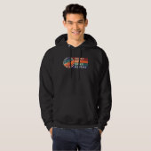 Bump Set Spike Repeat Volleyball Player Coach Hoodie (Voorkant volledig)