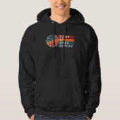 Bump Set Spike Repeat Volleyball Player Coach Hoodie (Voorkant)