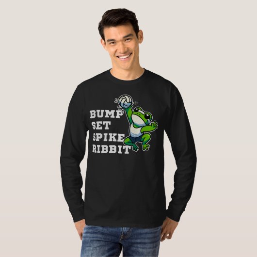 Bump, Set, Spike, Ribbit T-shirt (Voorkant volledig)