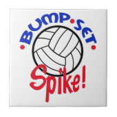 Bump Set Spike Tegeltje (Voorkant)