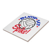 Bump Set Spike Tegeltje (Zijkant)