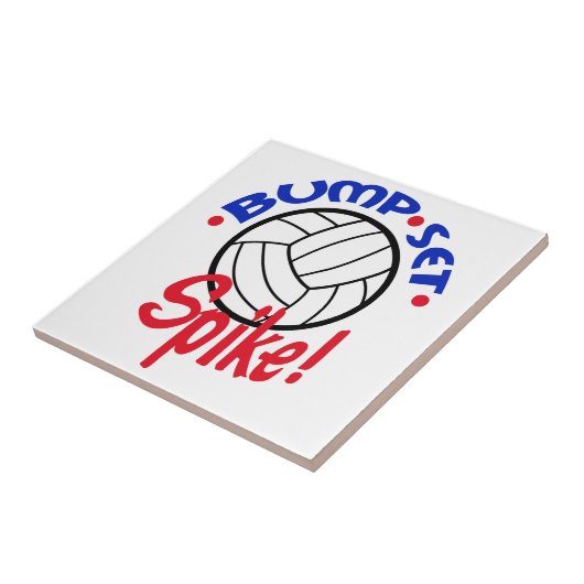 Bump Set Spike Tegeltje (Zijkant)