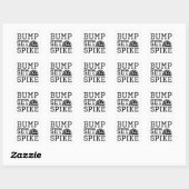 Bump Set Spike Vierkante Sticker (Vel)