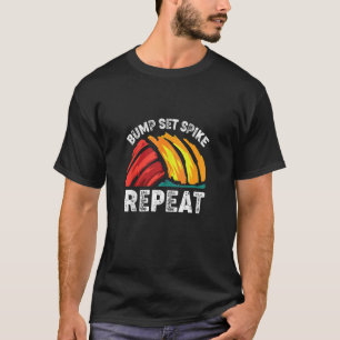 Bump Set Spike Volleybal T Shirten Volleybal Liefd T-shirt