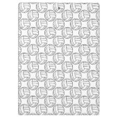 Bump Set Spike Volleyball Cell Patroon Klembord (Achterkant)