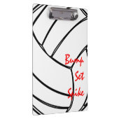 Bump Set Spike Volleyball Cell Patroon Klembord (Rechts)