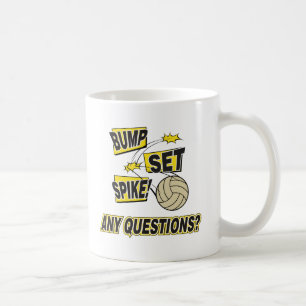 Bump Set Spike Volleyball Gift Koffiemok