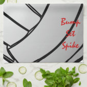 Bump Set Spike Volleyball Theedoek (Gevouwen)