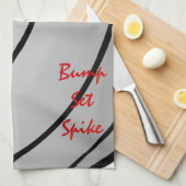 Bump Set Spike Volleyball Theedoek (Quarter Fold)