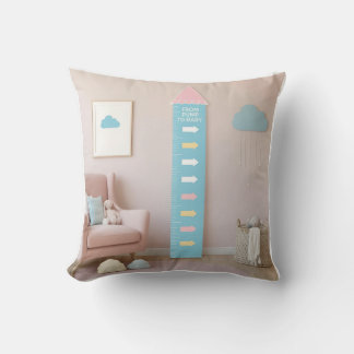 Bump to Baby Cloud Growth Chart Kussen
