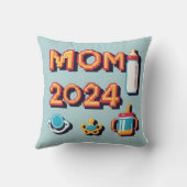 Bump to Baby Growth-reiskaart Kussen (Achterkant)