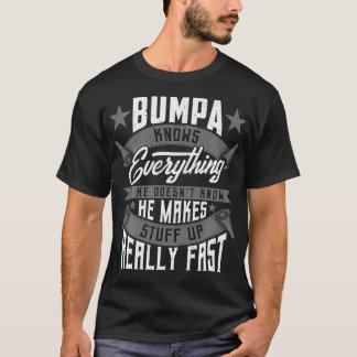 Bumpa kent alles grappige Bumpa Fathers Day Gif T-shirt