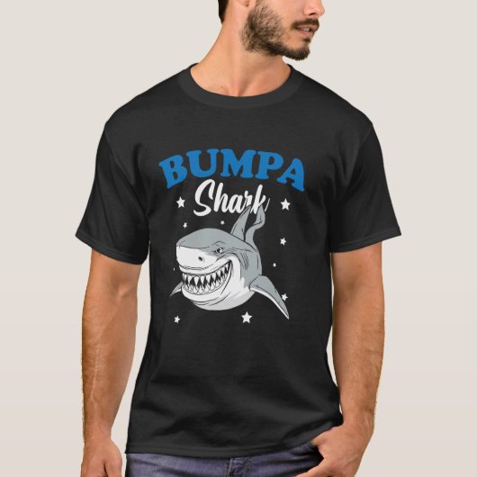 Bumpa Shark Rex Grappige Zeevis Roofdier Grootvade T-shirt (Voorkant)