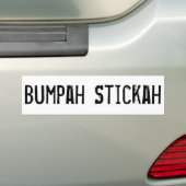 Bumpah Stickah, Bumpersticker van Boston Lover (Op auto)