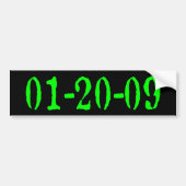 BUMPER 012009 BUMPERSTICKER (Voorkant)