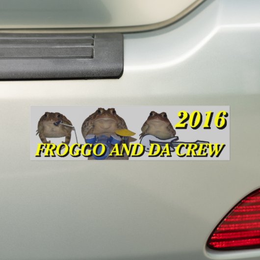 bumper 2016 bumpersticker (Op auto)