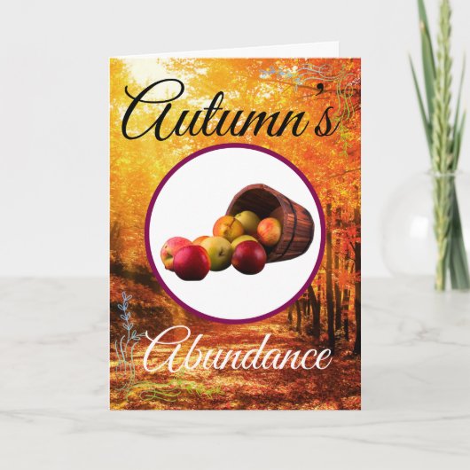 "Bumper Apple Harvest Bedankt" (Voorkant)