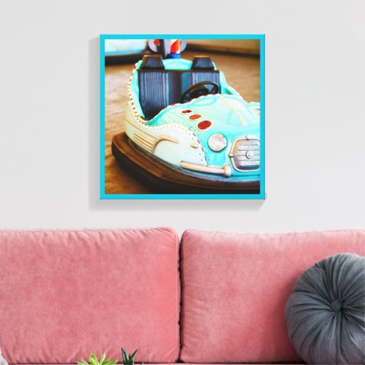 Bumper auto pretpark canvas (Insitu (Woonkamer))