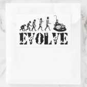 Bumper Cars Dodgem Leuke Sport Evolution Art Rechthoekige Sticker (Tas)