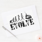 Bumper Cars Dodgem Leuke Sport Evolution Art Rechthoekige Sticker (Envelop)