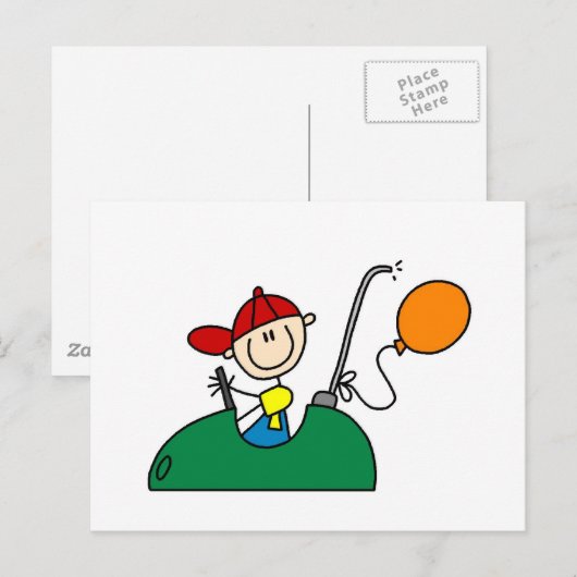 Bumper Cars T-shirts en cadeautjes Briefkaart (Voorkant / Achterkant)