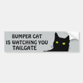 Bumper Cat kijkt naar TAILGATE 29 Bumpersticker (Voorkant)