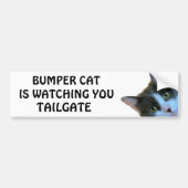 Bumper Cat kijkt naar TAILGATE 30 Bumpersticker (Voorkant)