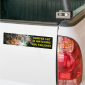 Bumper Cat kijkt naar You Meme TAILGATE 3 Bumpersticker (Op Truck)