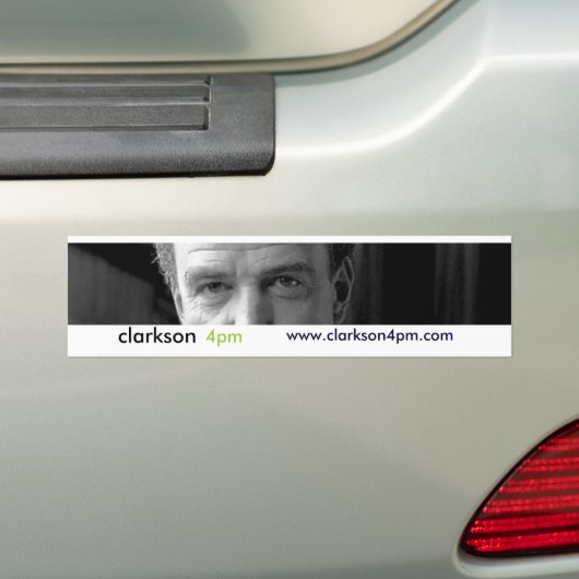 Bumper clarkson 4 uur bumpersticker (Op auto)
