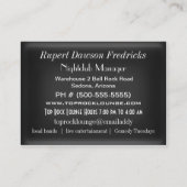 Bumper Cyborg Cool Unique Visitekaartje (Achterkant)