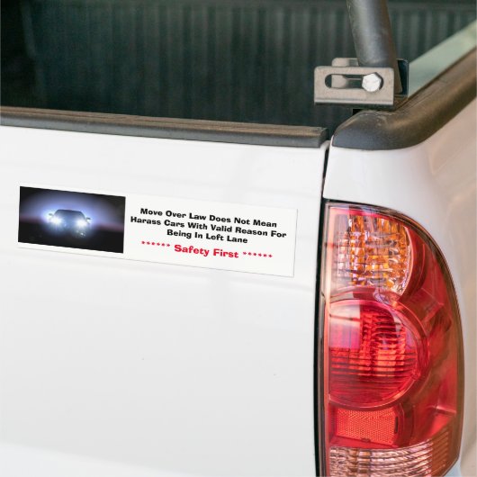 Bumper Linkerzijde Bumpersticker (Op Truck)