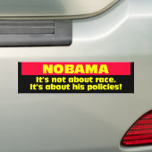 BUMPER_NOBAMA_120 BUMPERSTICKER (Op auto)
