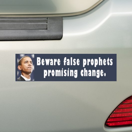 BUMPER obama 01 Bumpersticker (Op auto)