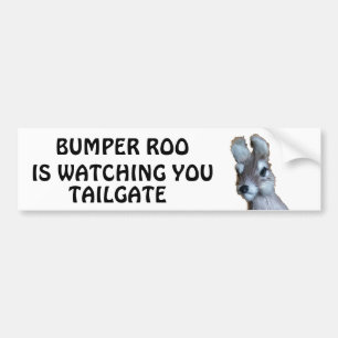 Bumper Roo kijkt naar je Tailgate Bumpersticker