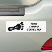 Bumper Sitcker je wankelt Bumpersticker (Op auto)