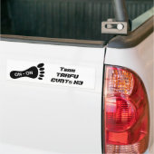 Bumper Sitcker je wankelt Bumpersticker (Op Truck)
