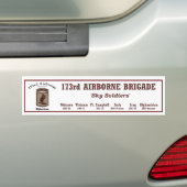 Bumper.Sticker - 173rd Airborne Brigade Bumpersticker (Op auto)