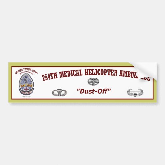 Bumper.Sticker_254th_Dust-off Bumpersticker (Voorkant)