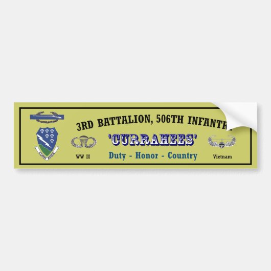 Bumper.Sticker_3-506th.Vietnam Bumpersticker (Voorkant)