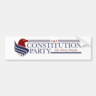 Bumper Sticker, Constitution Party Bumpersticker