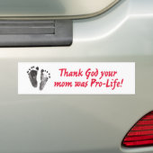 bumper_sticker_Goddank Bumpersticker (Op auto)