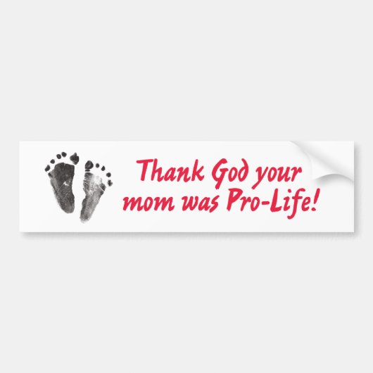 bumper_sticker_Goddank Bumpersticker (Voorkant)
