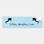 Bumper Sticker - Ik duik ... (Voorkant)