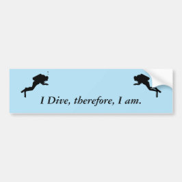 Bumper Sticker - Ik duik ...